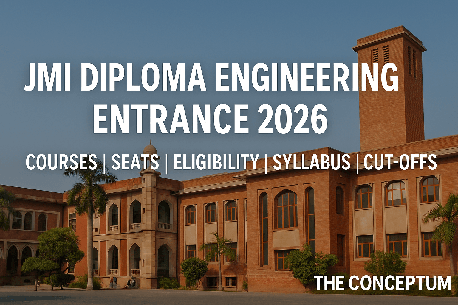 Alt Text: JMI Diploma Engineering Entrance 2026 – Courses and Eligibility
