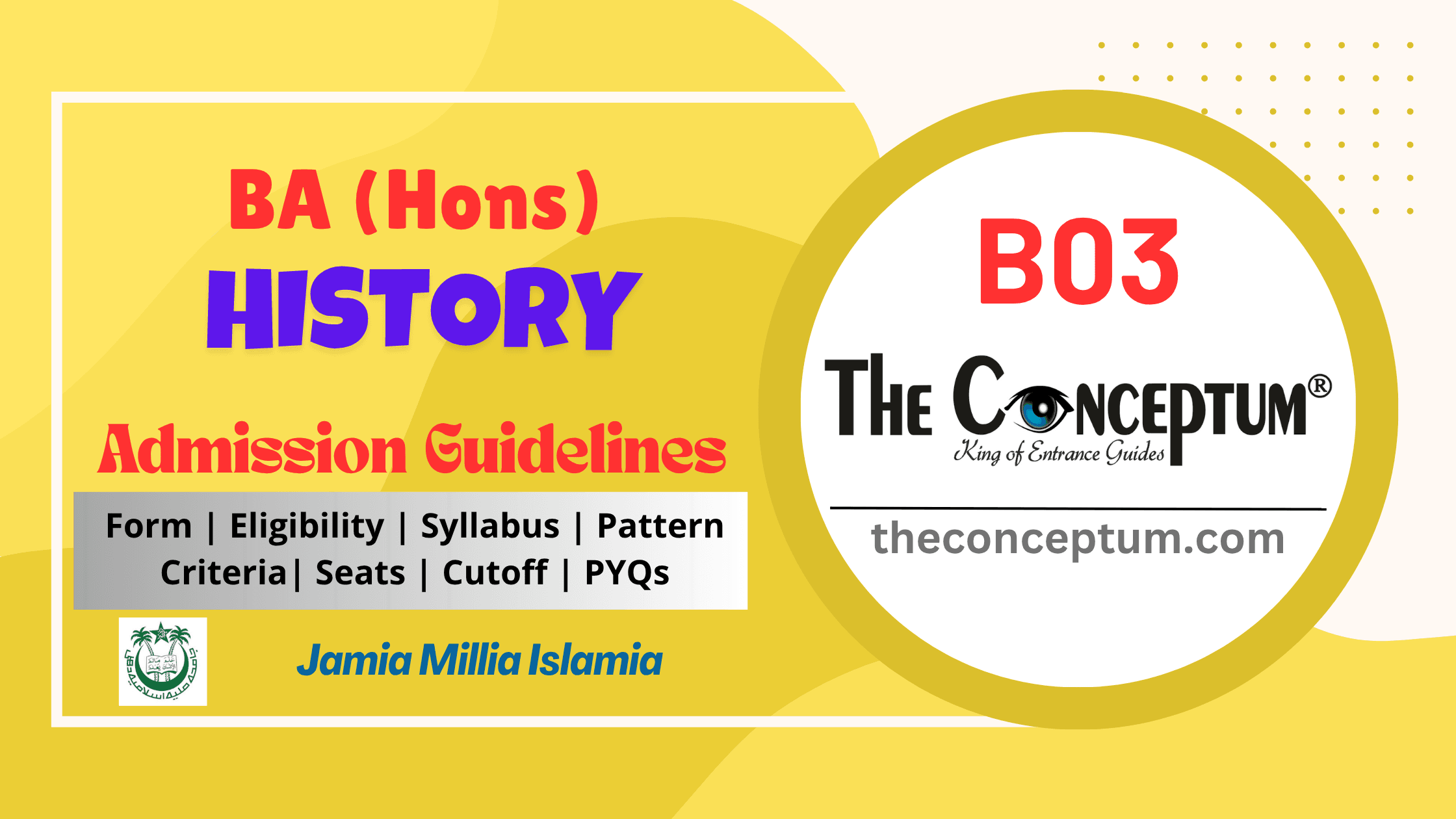 Jamia BA Hons History Entrance Exam – Syllabus, Pattern & Guide 2026