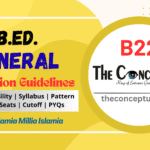 Jamia B.Ed Admission Course B22 – Full Guide by The Conceptum