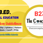 Jamia B.Ed Admission Info B23 – Special Education Course Image by The Conceptum