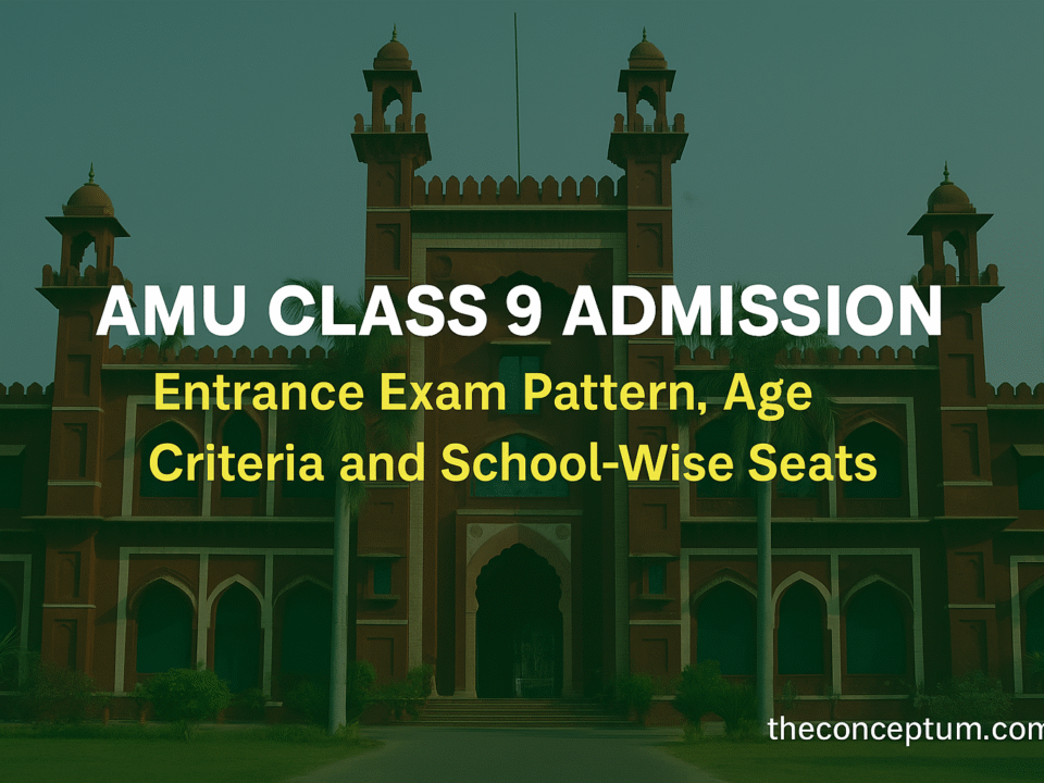 Students appearing for AMU Class 9 Admission 2026