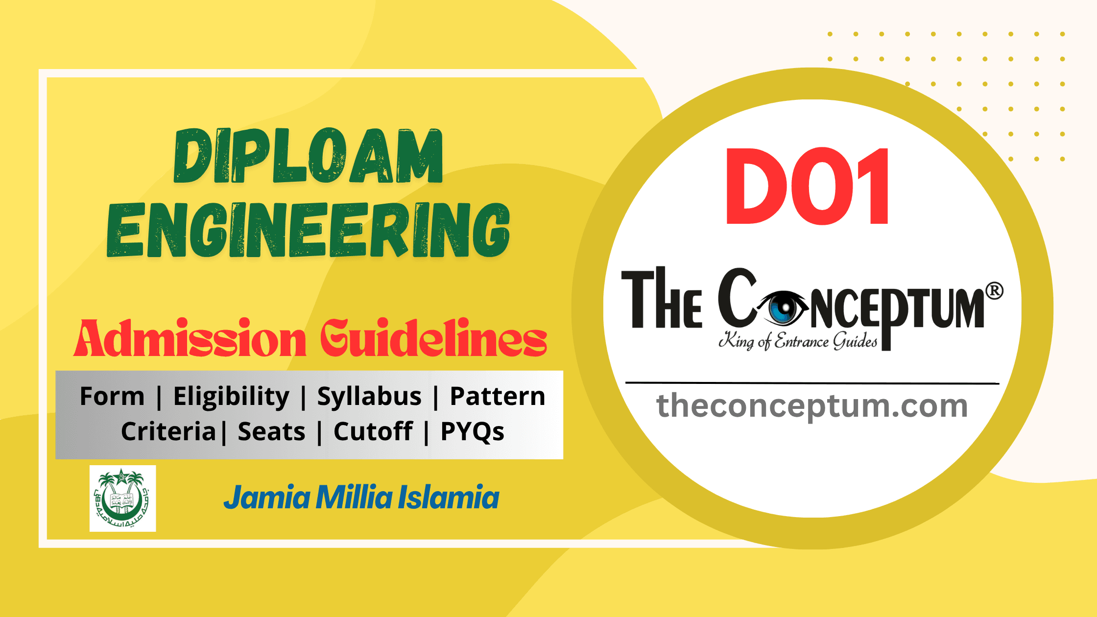 Crack Jamia Diploma in Engineering Entrance Syllabus with Subjectwise Topics and Pattern