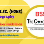 JMI B.A/B.Sc Hons Geography Admission