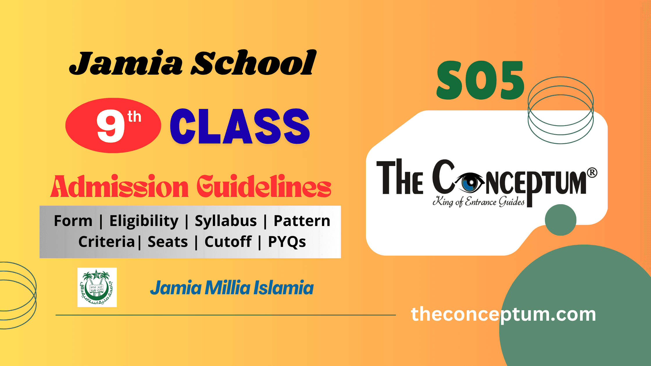 Jamia Class 9th Admission – Entrance Exam, Form Date, Eligibility & Cut-Off Guide