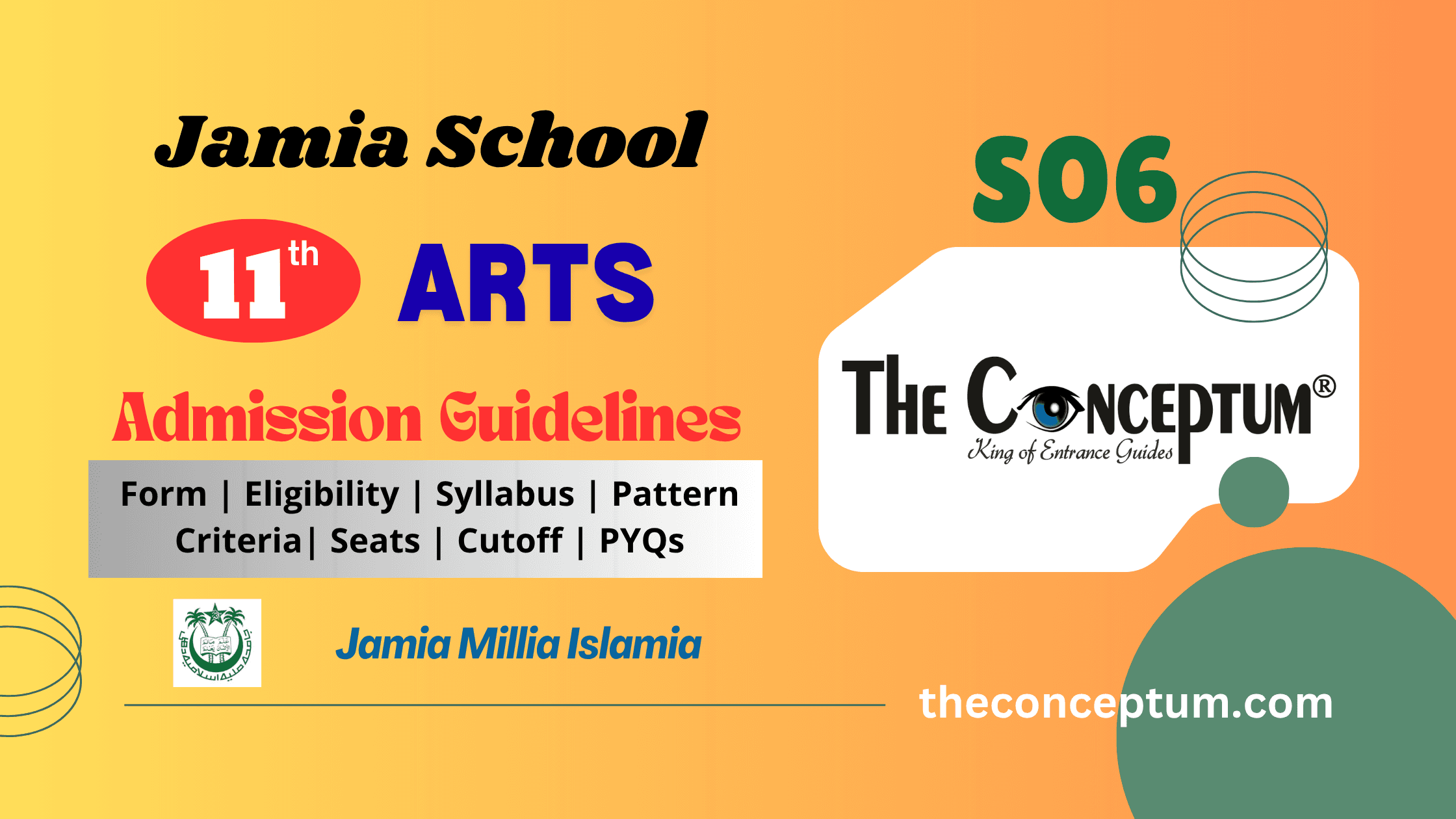 Jamia Class 11th Arts Admission – Entrance Test, Eligibility, Subjects & Cut-Offs