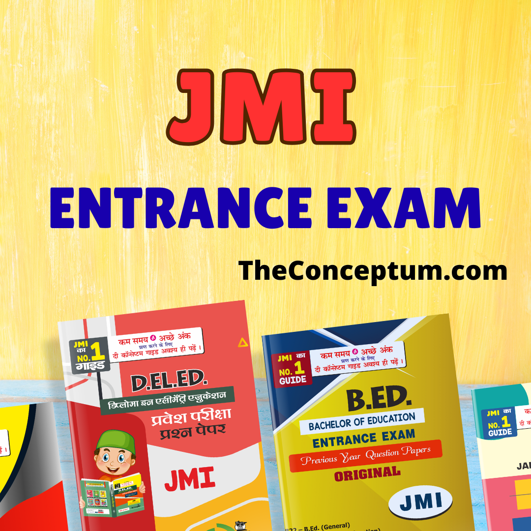 JMI Entrance Exam Guides – The Conceptum Official Preparation Books