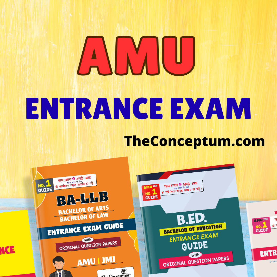 AMU Entrance Exam Guides – The Conceptum Official Preparation Books