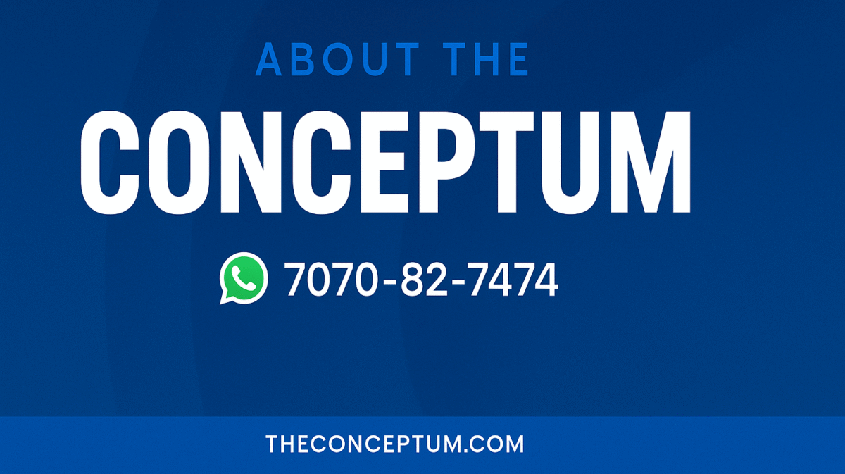 About Us The Conceptum Publication